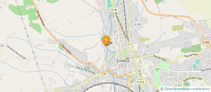 localisation de l'entreprise SCI DE TORCEY à LISIEUX