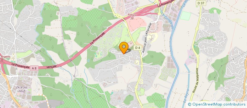 localisation de l'entreprise SCI DE TORREGRASSE à FREJUS
