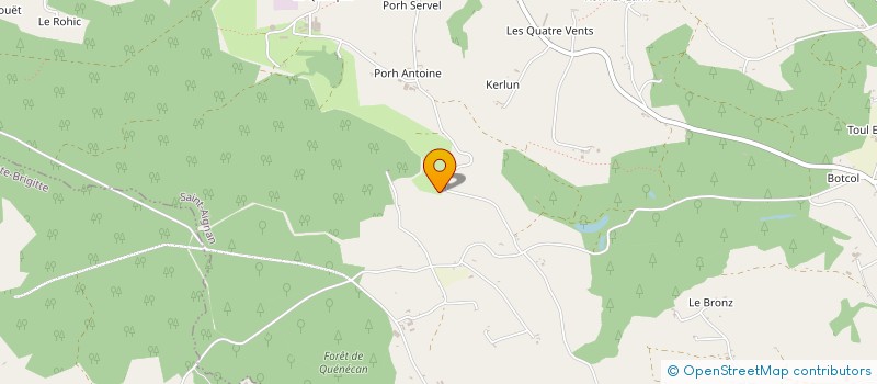 localisation de l'entreprise SCI DE TOUL SABLE  CLEGUEREC