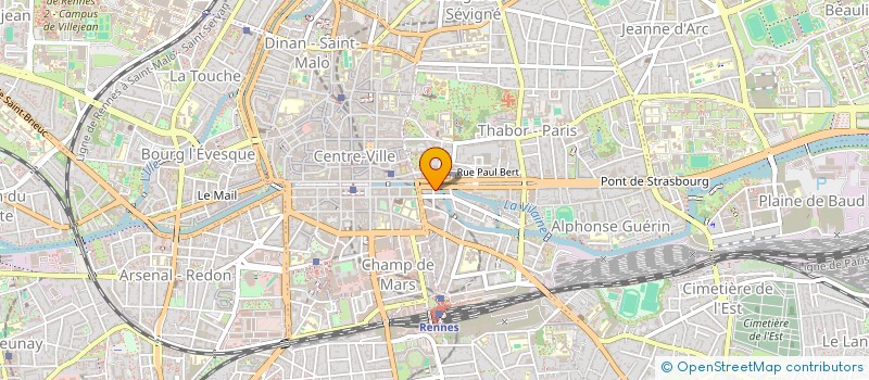 localisation de l'entreprise SCI DE TOULOUSE  RENNES