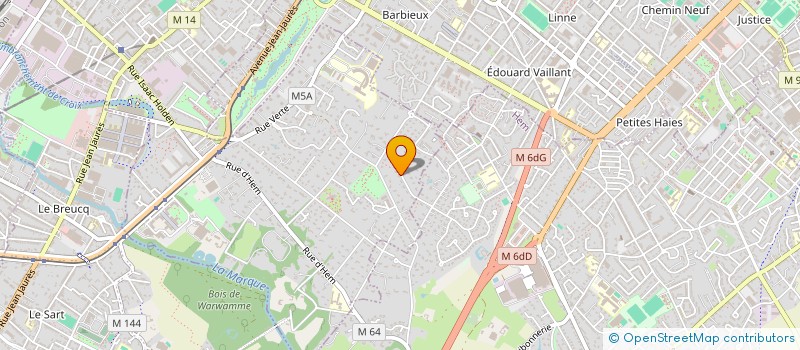 localisation de l'entreprise SCI DE TOURCOING PAPILLON à CROIX
