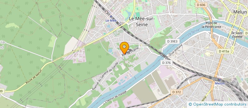 localisation de l'entreprise SCI DE TOURNEVEAU  LE MEE-SUR-SEINE