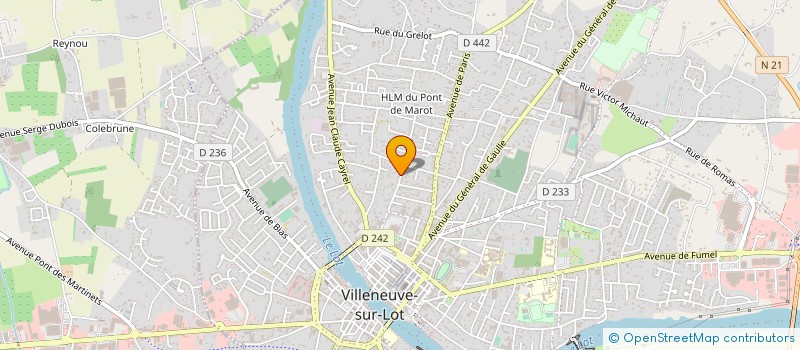localisation de l'entreprise SCI DE TOURNON à VILLENEUVE SUR LOT