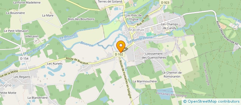 localisation de l'entreprise SCI DE TOURS-NORD  BRACIEUX