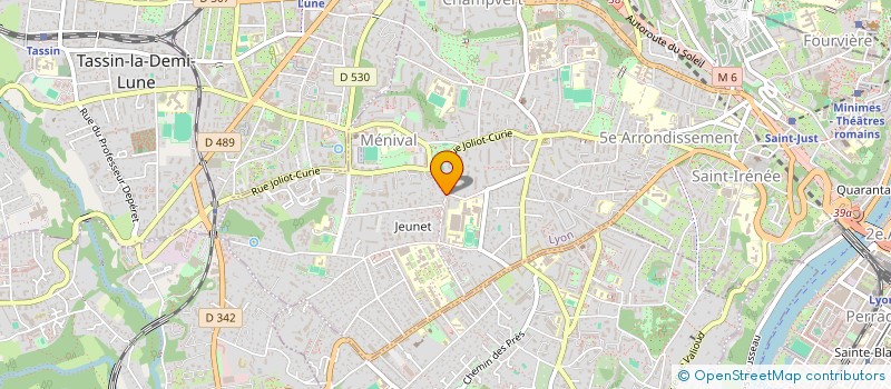 localisation de l'entreprise SCI DE TOURVIELLE  LYON