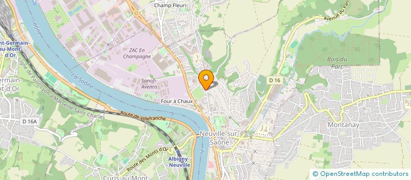 localisation de l'entreprise SCI DE TOURVIELLE  NEUVILLE SUR SAONE