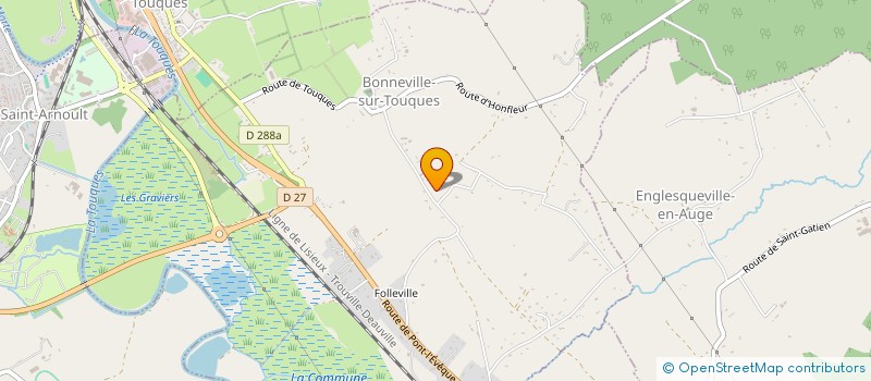 localisation de l'entreprise SCI DE TOURVILLE  ENGLESQUEVILLE-EN-AUGE