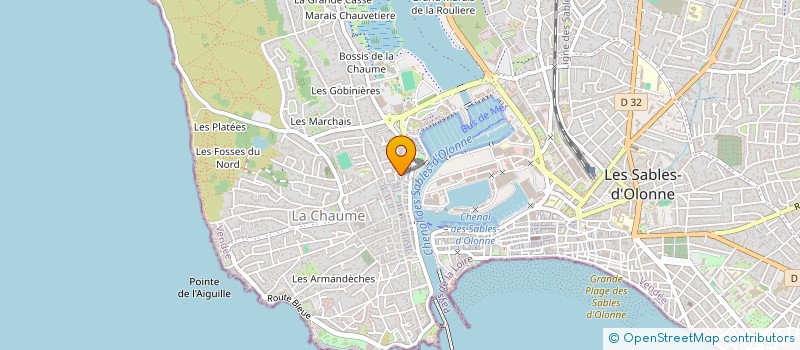 localisation de l'entreprise SCI DE TOURVILLE à LES SABLES D'OLONNE