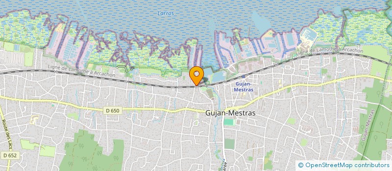 localisation de l'entreprise SCI DE TOUT UN PEU  GUJAN-MESTRAS