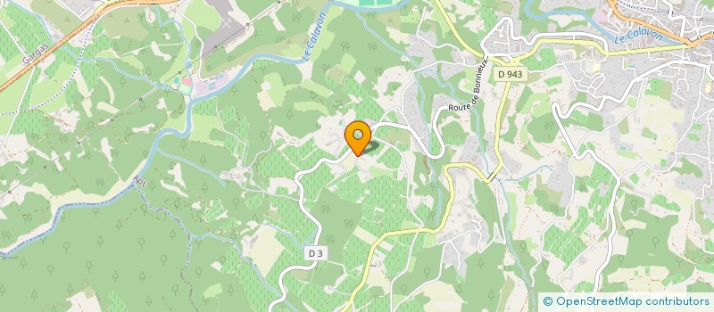 localisation de l'entreprise SCI DE TREBAILLON  RUSTREL