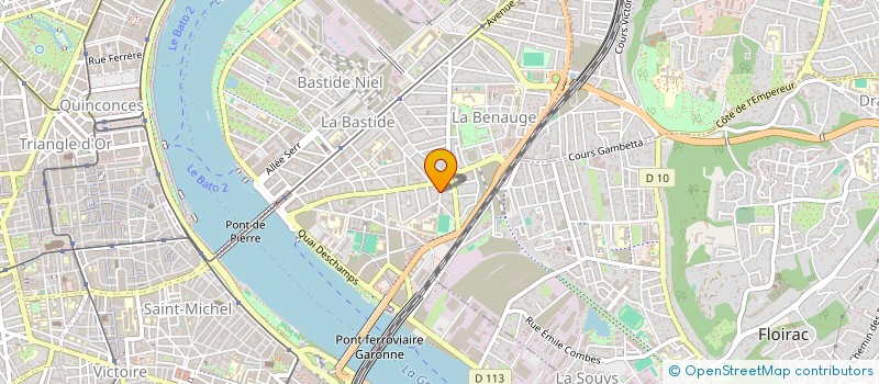 localisation de l'entreprise SCI DE TREGEY  BORDEAUX