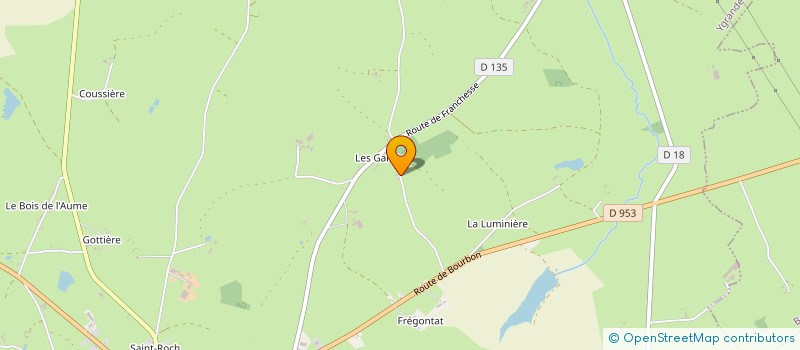 localisation de l'entreprise SCI DE TREIMON  YGRANDE