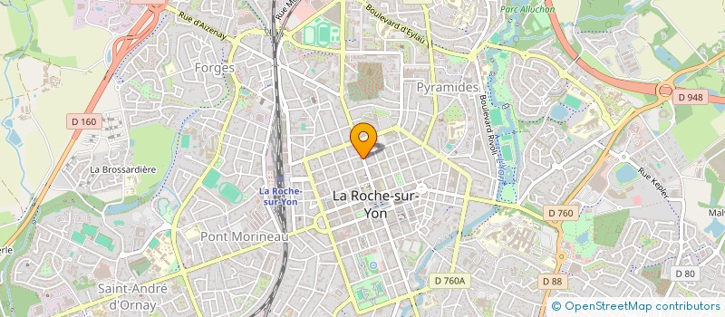 localisation de l'entreprise SCI DE TREIZE VENTS à LA ROCHE-SUR-YON