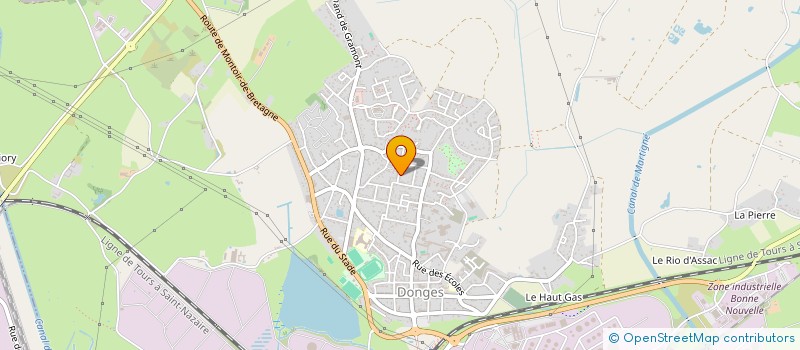 localisation de l'entreprise SCI DE TRELAGOT  DONGES