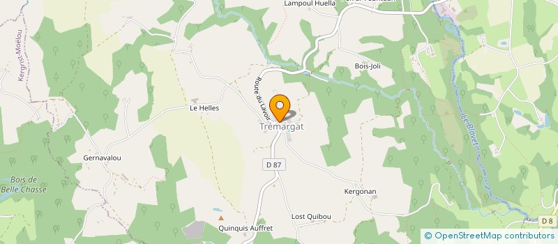 localisation de l'entreprise SCI DE TREMARGAT  TREMARGAT