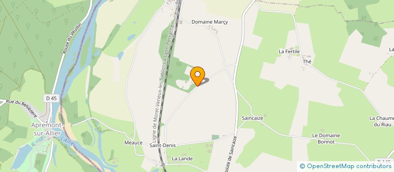 localisation de l'entreprise SCI DE TREMIGNY à SAINCAIZE MEAUCE