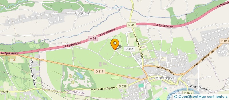 localisation de l'entreprise SCI DE TRESPOUY  MONTREJEAU