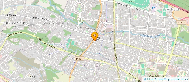 localisation de l'entreprise SCI DE TREVILLE à LONS