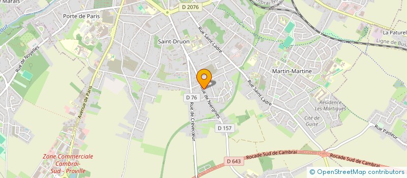 localisation de l'entreprise SCI DE TREVISE à CAMBRAI