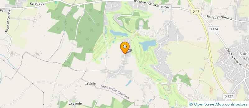 localisation de l'entreprise SCI DE TREVOYE  SAINT-ANDRE-DES-EAUX