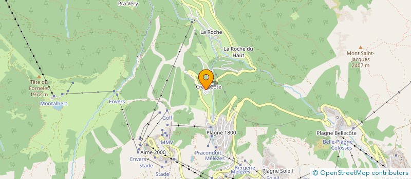localisation de l'entreprise SCI DE TRIEUSE  AIME-LA-PLAGNE