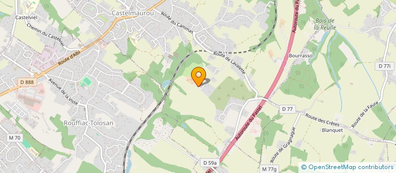 localisation de l'entreprise SCI DE TRILLERY  CASTELMAUROU