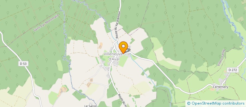 localisation de l'entreprise SCI DE TRIO  VILLENEUVE-D'AVAL