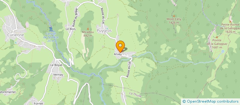 localisation de l'entreprise SCI DE TRIVIERS  PUYGROS