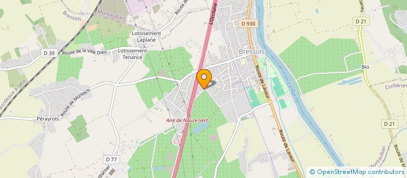 localisation de l'entreprise SCI DE TRIXE à BRESSOLS