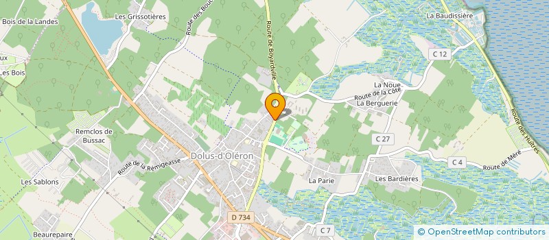 localisation de l'entreprise SCI DE TROTTE CHIEN  DOLUS-D'OLERON