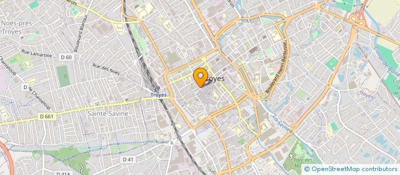 localisation de l'entreprise SCI DE TROYES à TROYES