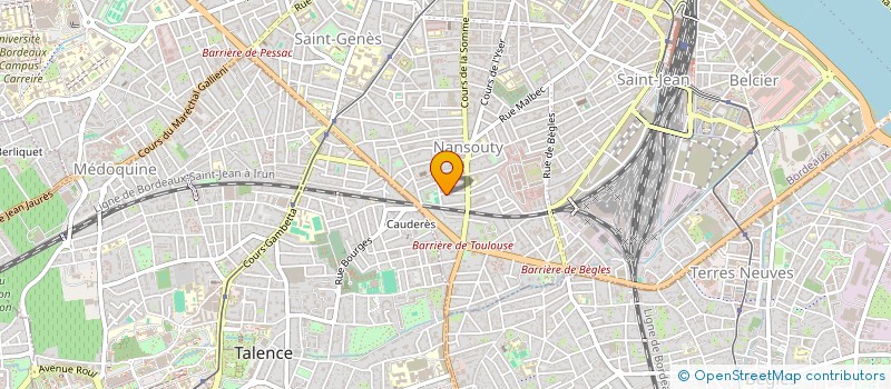 localisation de l'entreprise SCI DE TUEDA à BORDEAUX