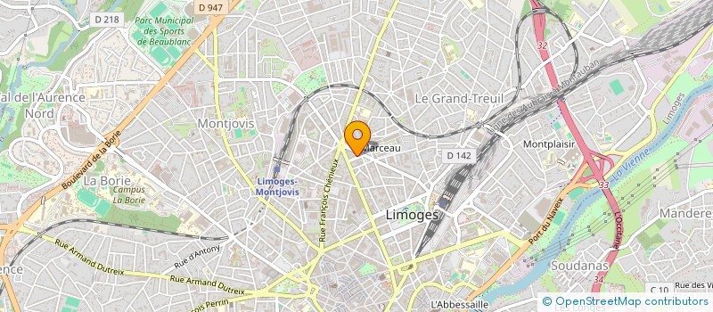 localisation de l'entreprise SCI DE TURENNE à LIMOGES