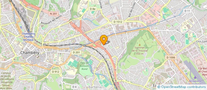 localisation de l'entreprise SCI DE TURIN  BARBERAZ