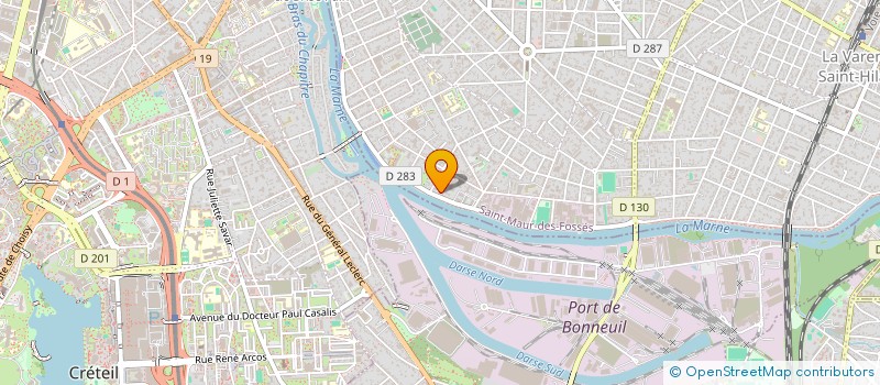 localisation de l'entreprise SCI DE TUSEY  CHENNEVIERES-SUR-MARNE