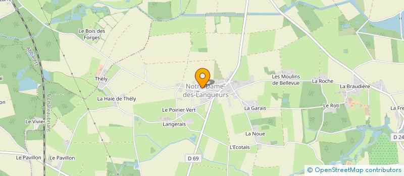 localisation de l'entreprise SCI DE TY ROSNAY  JOUE-SUR-ERDRE