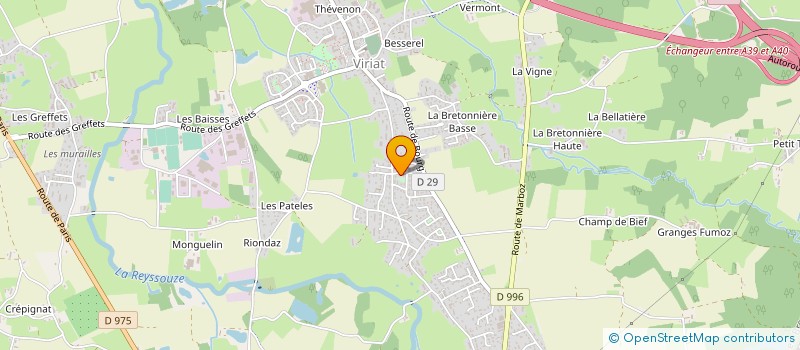 localisation de l'entreprise SCI DE TYR à VIRIAT
