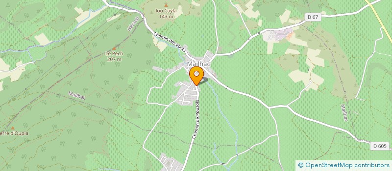 localisation de l'entreprise SCI DE VALHIERRES  SAINTE-VALIERE