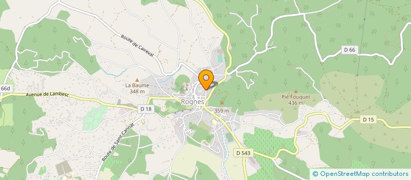 localisation de l'entreprise SCI DE VALINCO  ROGNES