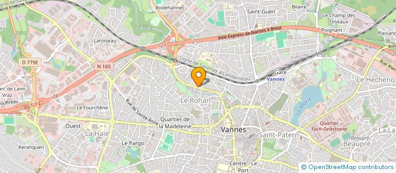 localisation de l'entreprise SCI DE VALINOR à VANNES