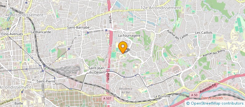 localisation de l'entreprise SCI DE VALLAURIS à MARSEILLE