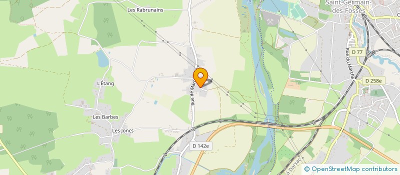 localisation de l'entreprise SCI DE VALLIERE  SAINT-REMY-EN-ROLLAT