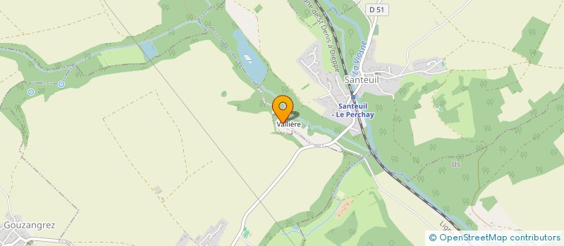 localisation de l'entreprise SCI DE VALLIERES à SANTEUIL