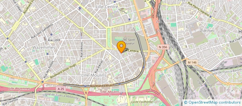localisation de l'entreprise SCI DE VALLOY à LILLE