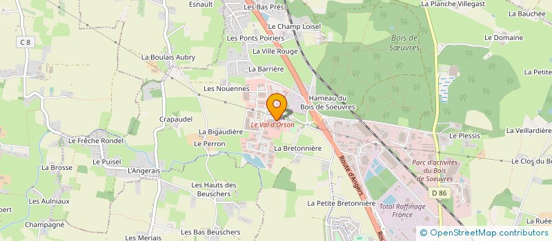 localisation de l'entreprise SCI DE VALMONT  VERN-SUR-SEICHE