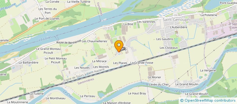 localisation de l'entreprise SCI DE VALPOT  SAINT-GENOUPH