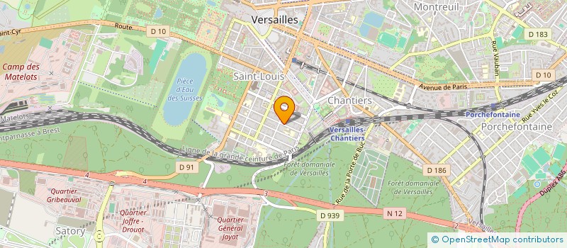 localisation de l'entreprise SCI DE VALROGER à VERSAILLES