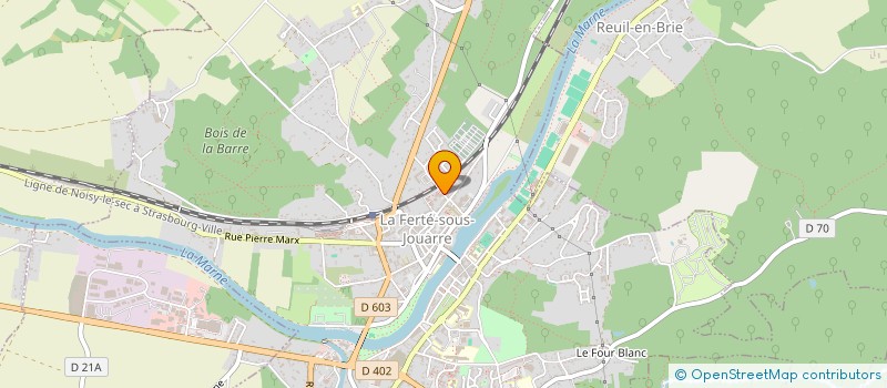 localisation de l'entreprise SCI DE VANNES à LA FERTE-SOUS-JOUARRE