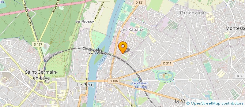 localisation de l'entreprise SCI DE VARAIGNES  LE PECQ