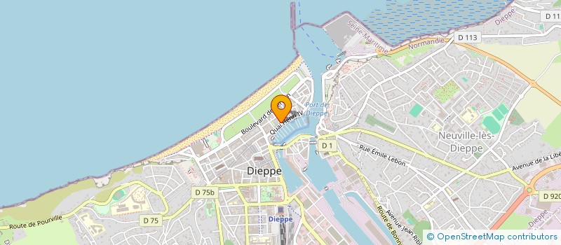 localisation de l'entreprise SCI DE VARGA  DIEPPE